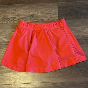 Varsity Girls Red Skort